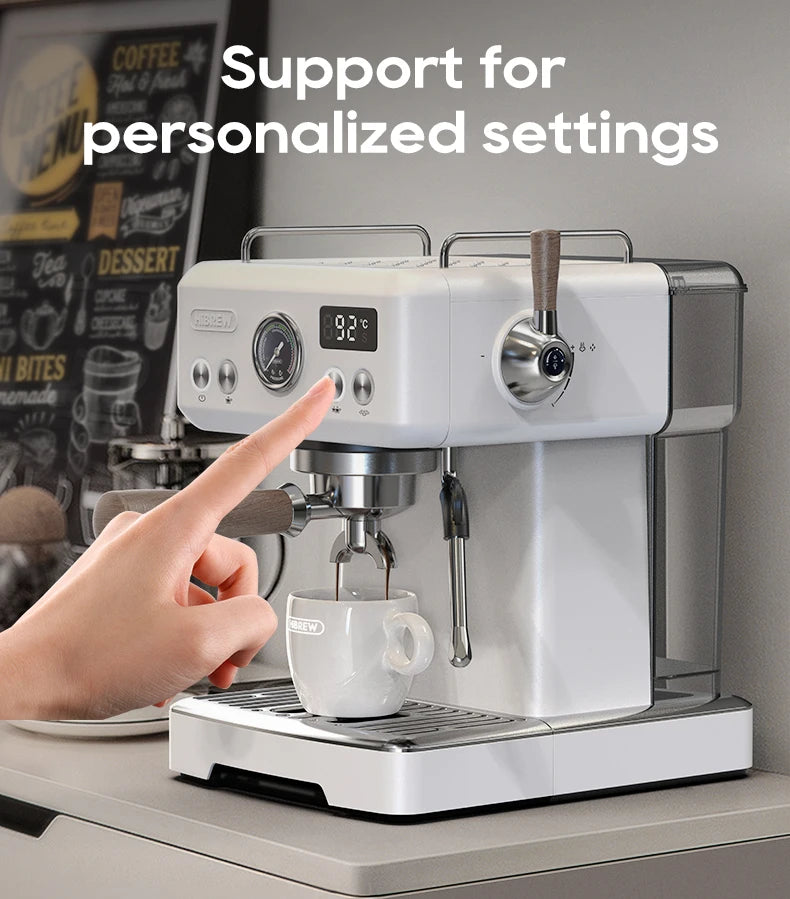 HiBREW Semi Automatic Espresso Coffee Machine