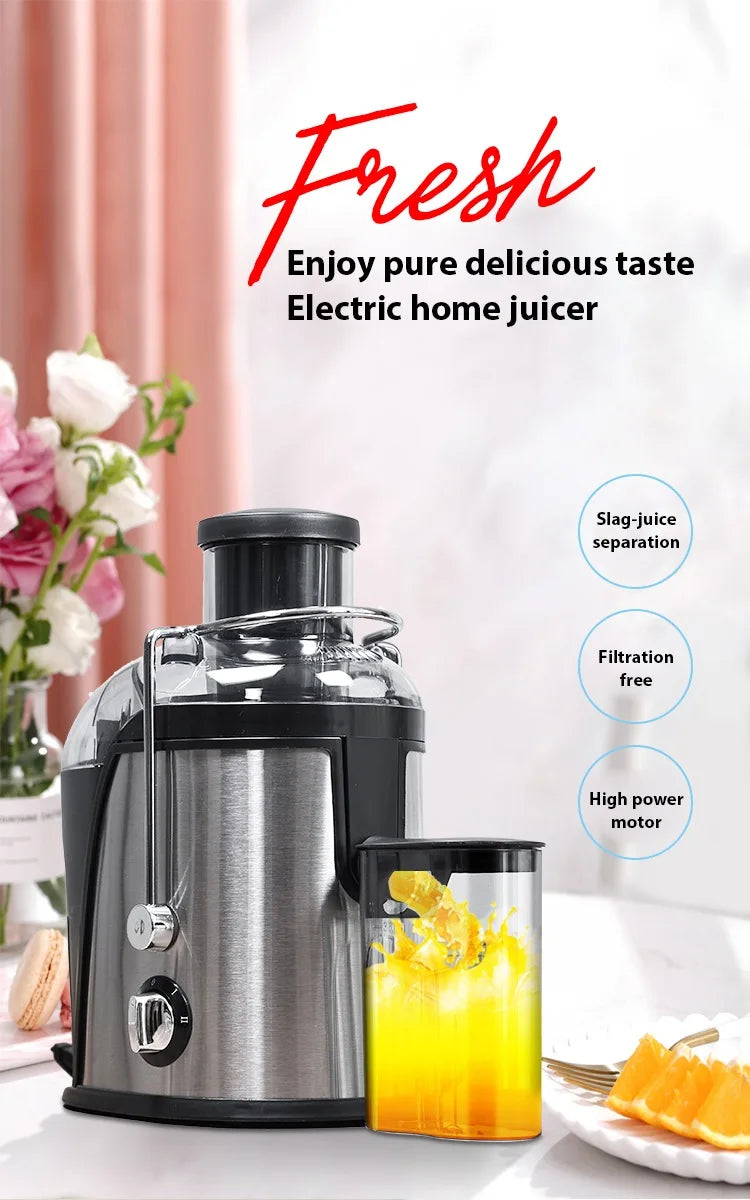 Electric Juicer 400W Stainless Steel Centrifugal