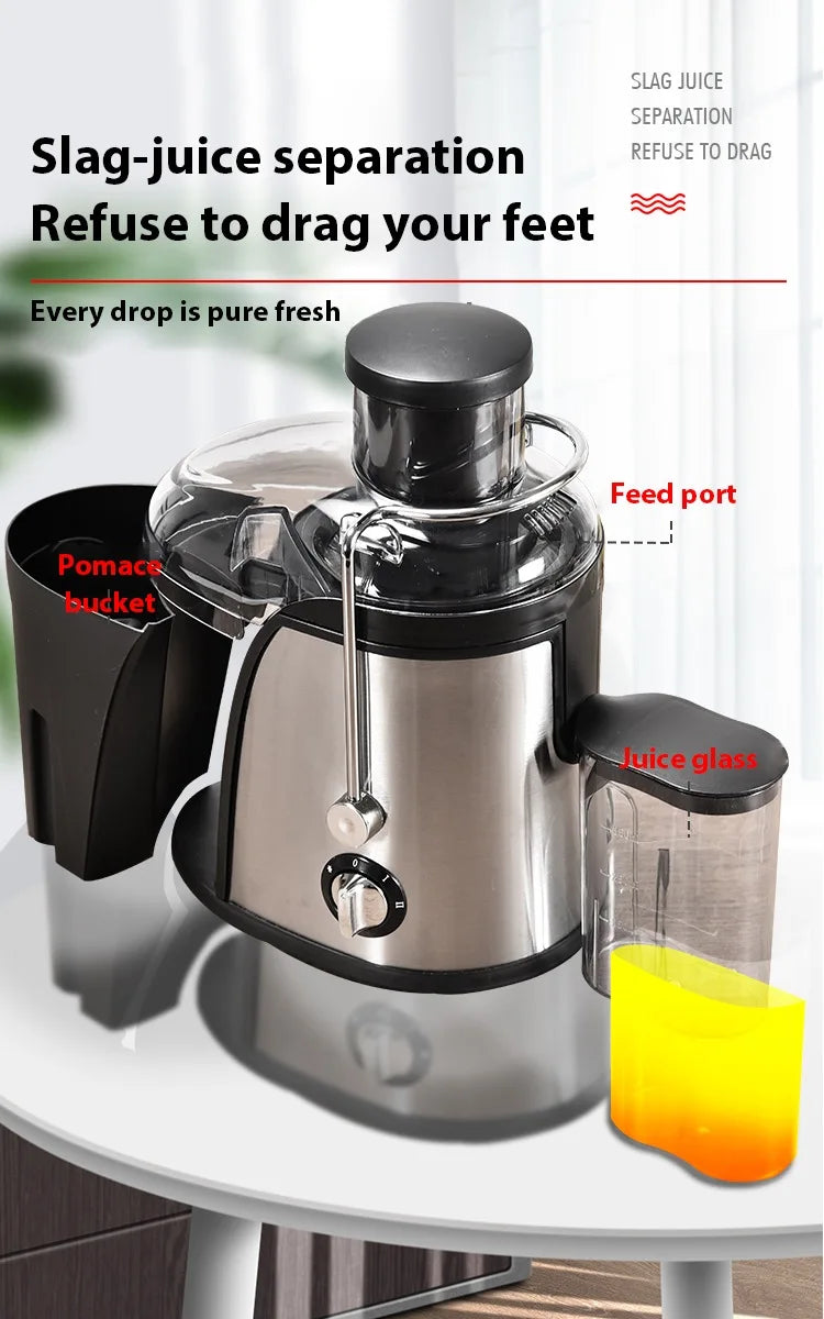 Electric Juicer 400W Stainless Steel Centrifugal