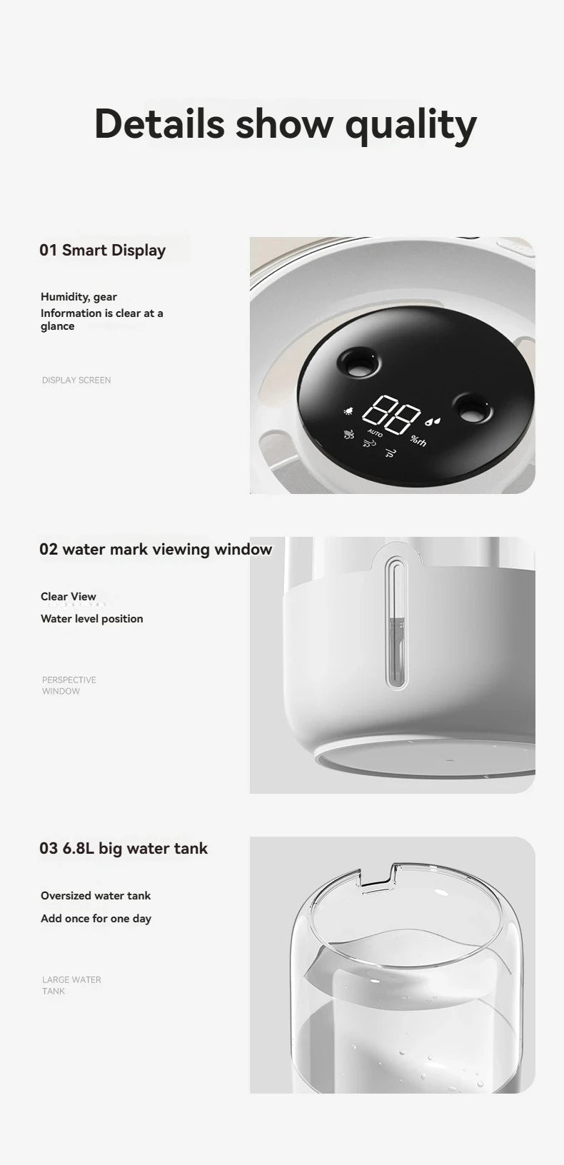 Xiaomi MIJIA Humidifier 3.8L Large Capacity