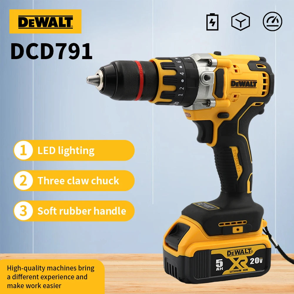 Dewalt DCD791 Compact Brushless Electric Drill Screwdriver