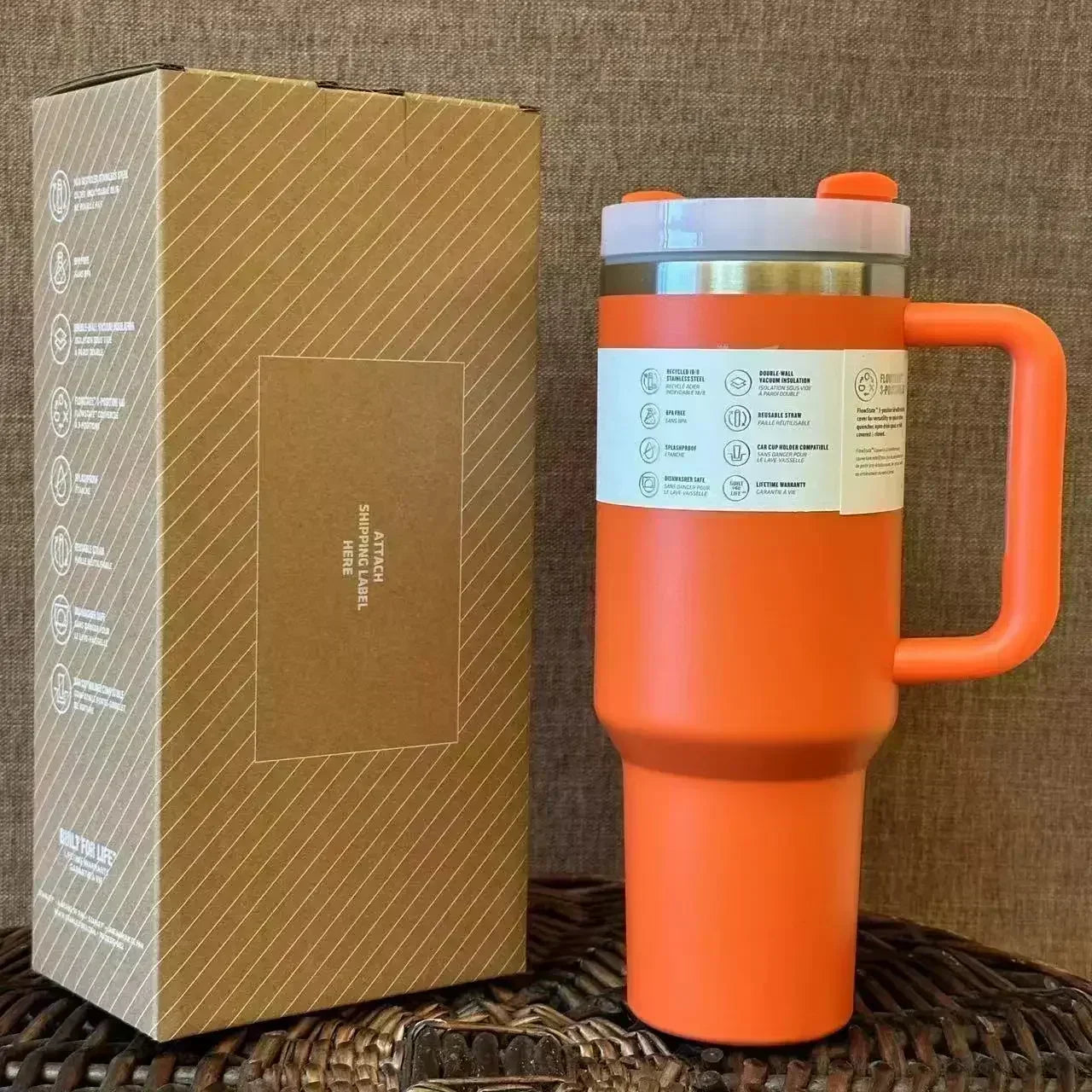 Stainless Steel Thermal Travel Mug 40oz