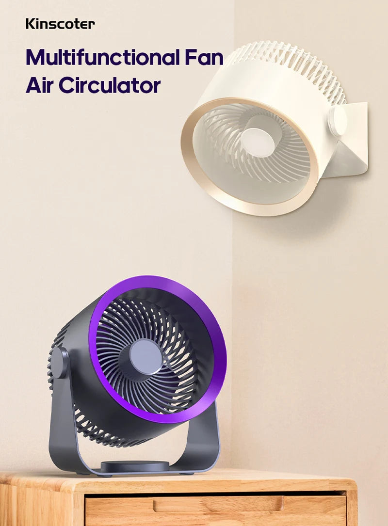 KINSCOTER Multifunctional Electric Fan