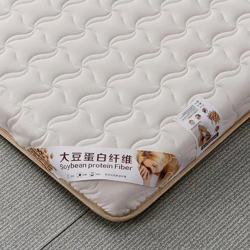 Thick Bed Mattress Toppers Memory Foam Magic Fabric Antibacterial