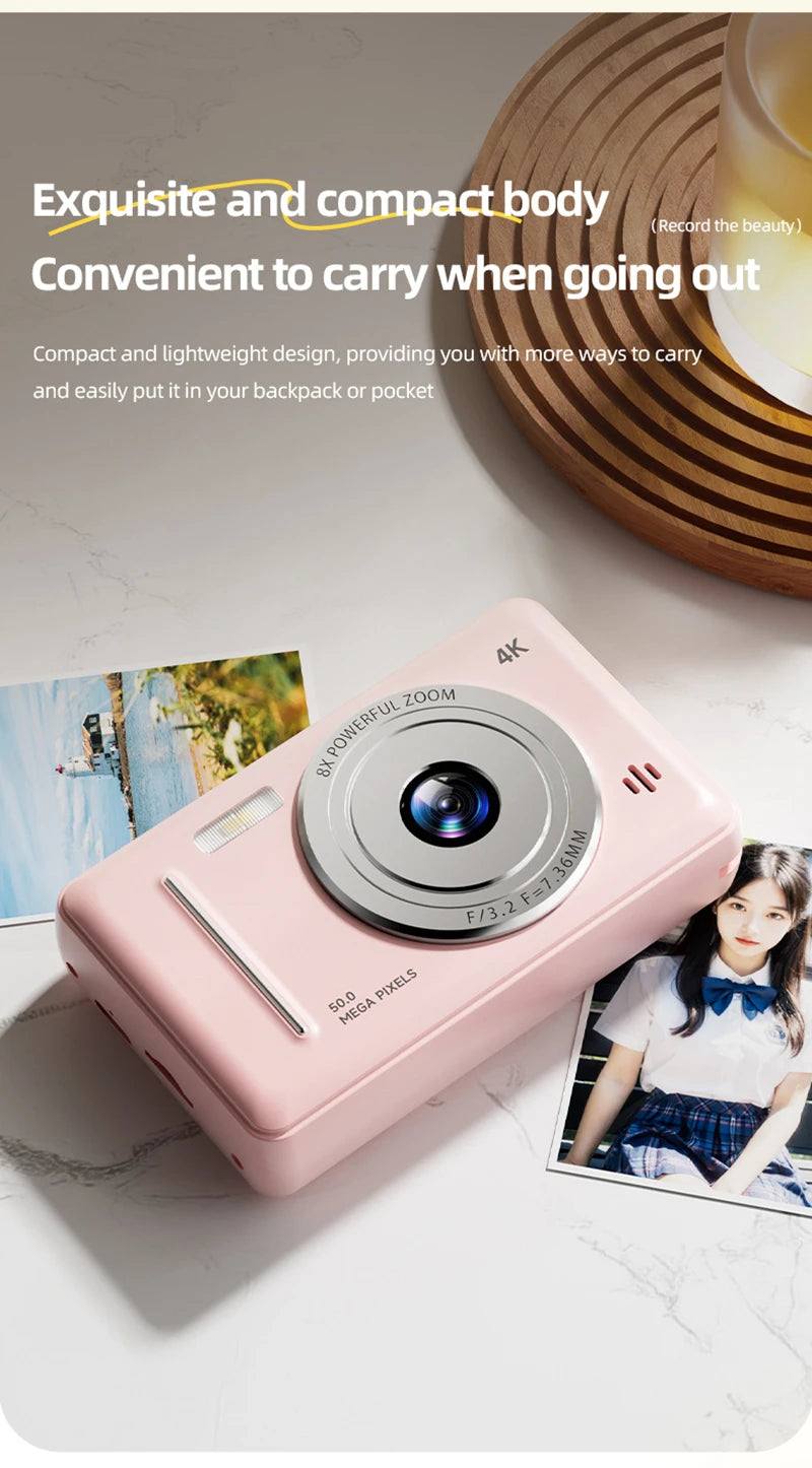 Xiaomi 4K Digital Camera Retro CCD Portable Card Camera