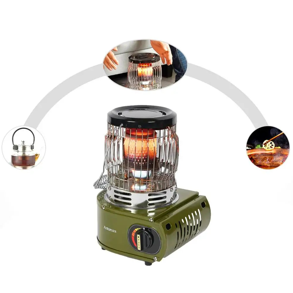 Outdoor Camping Gas Heater Stove Portable Propane Heater Electronic Ignition Device