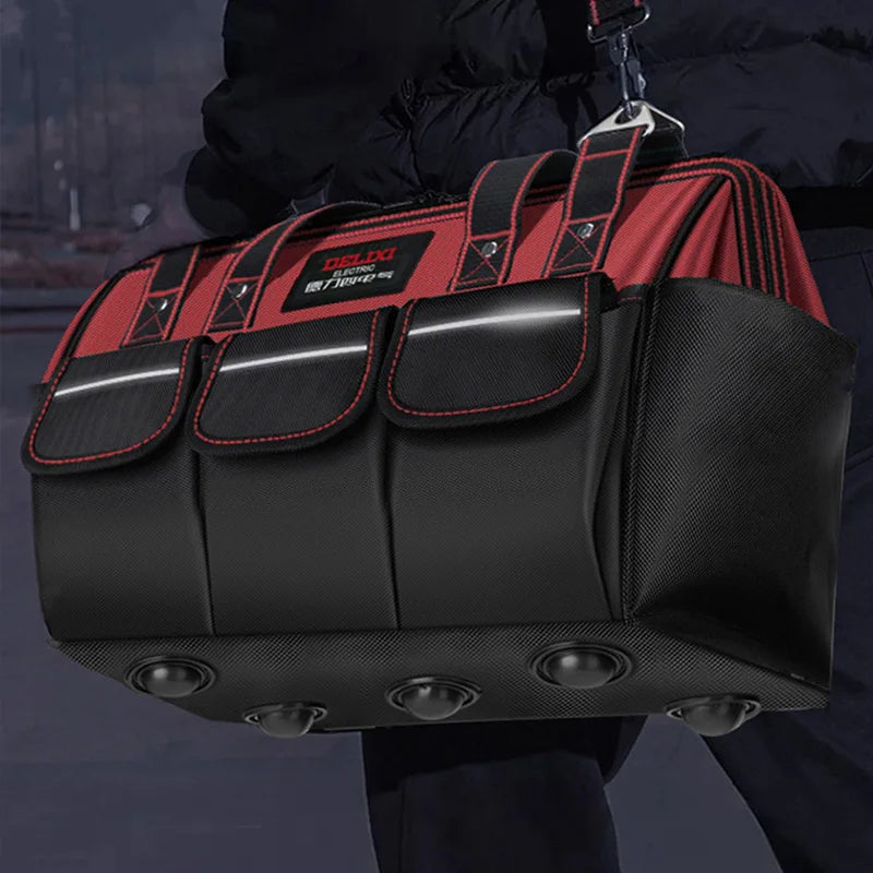 DELIXI ELECTRIC Tool Bag,Multifunctional Waterproof Bag