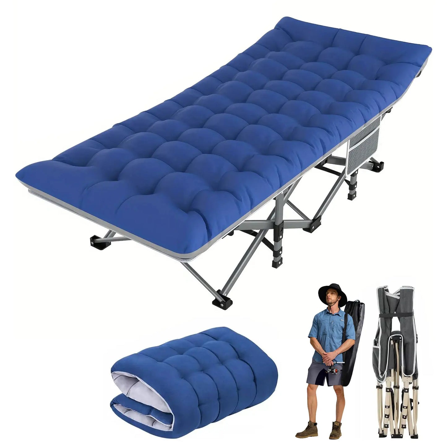 Portable Heavy Duty Outdoor Camping Bed for Adults