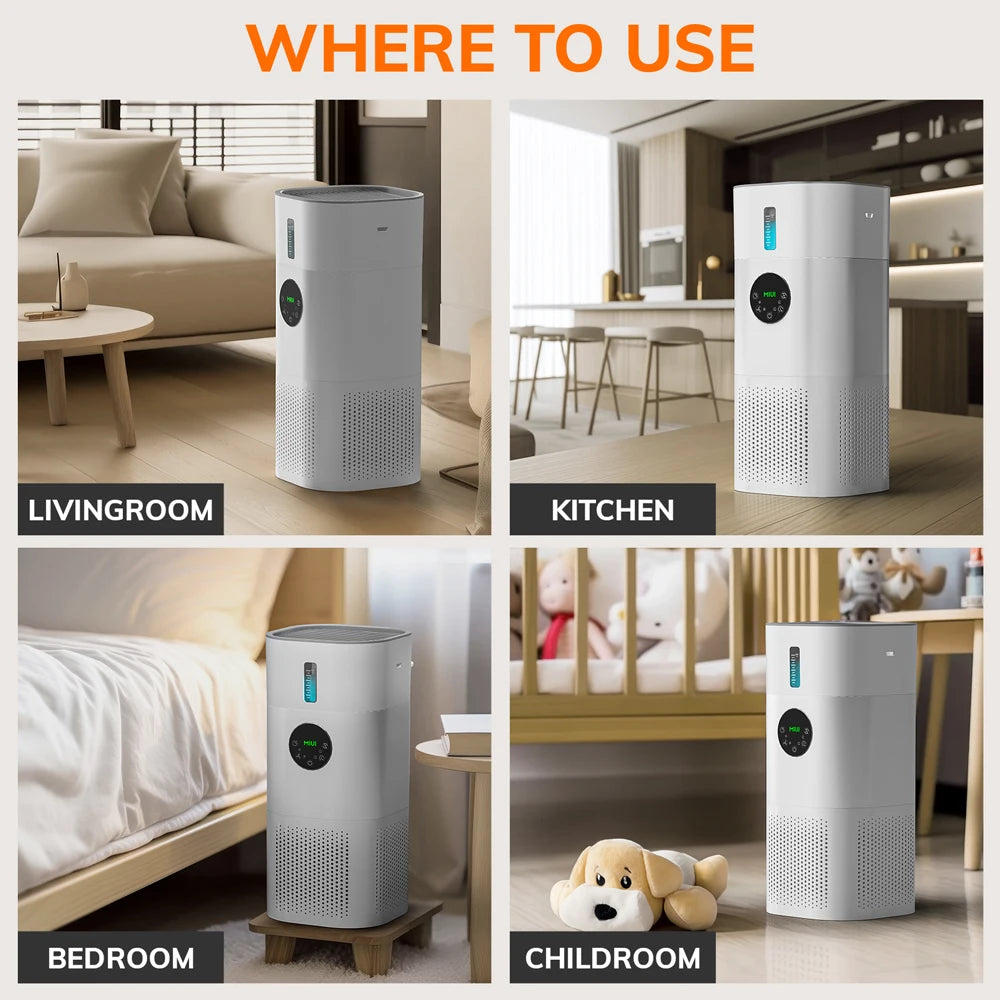 Air Purifier with Humidifier Combo