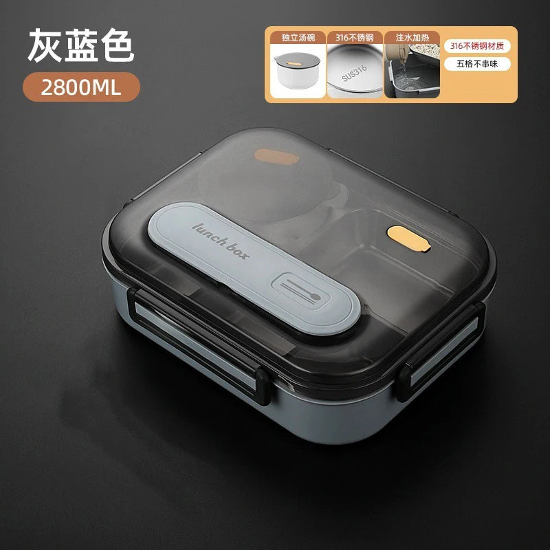 2800ML 316 Stainless Steel Lunch Box