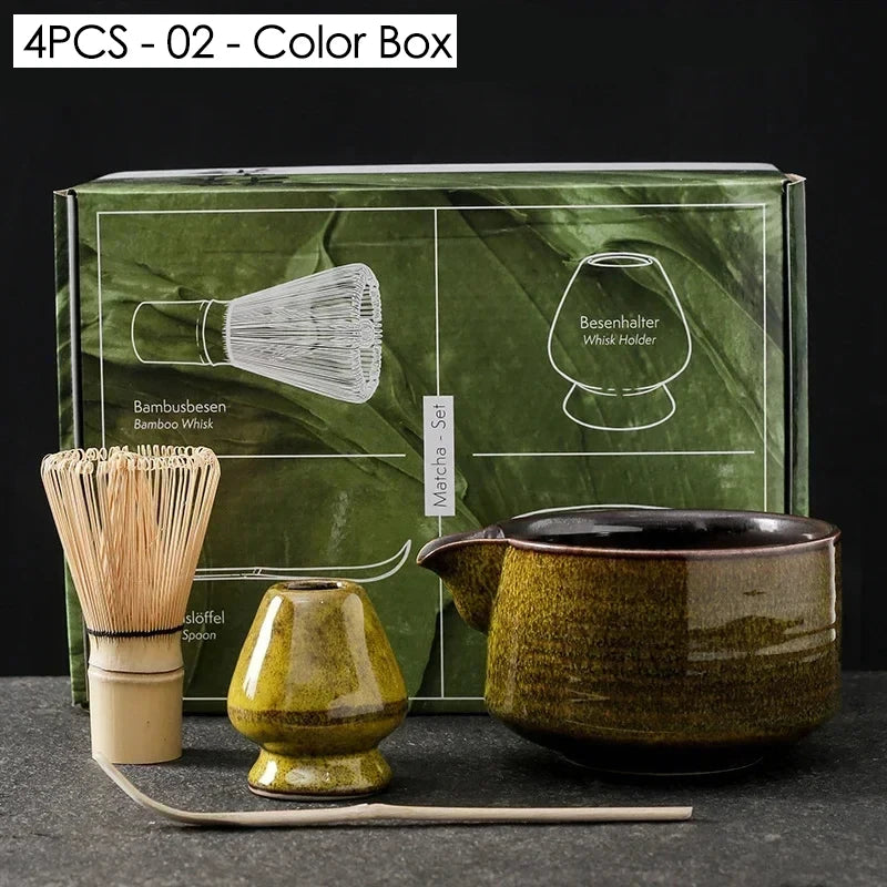 4/6/7PCS Japanese Matcha Blender Set