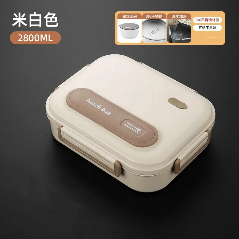 2800ML 316 Stainless Steel Lunch Box