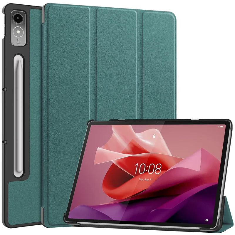 For Lenovo Tab P12 Case 12.7 inch 2023 Tri-Folding Stand