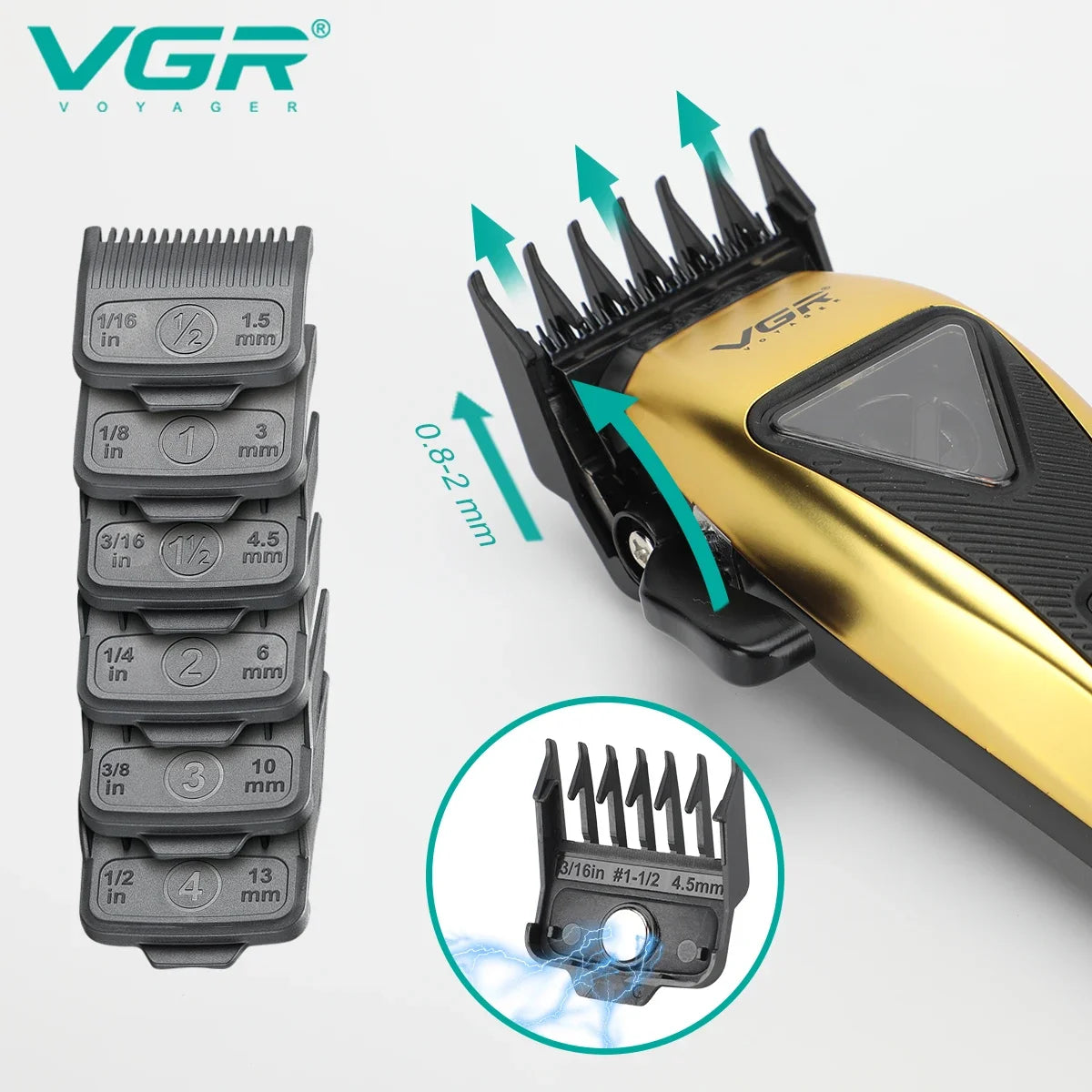 VGR Hair Trimmer Cordless Hair Cutting Machine