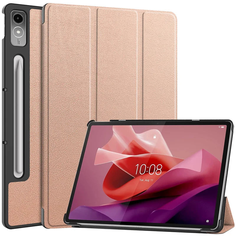 For Lenovo Tab P12 Case 12.7 inch 2023 Tri-Folding Stand