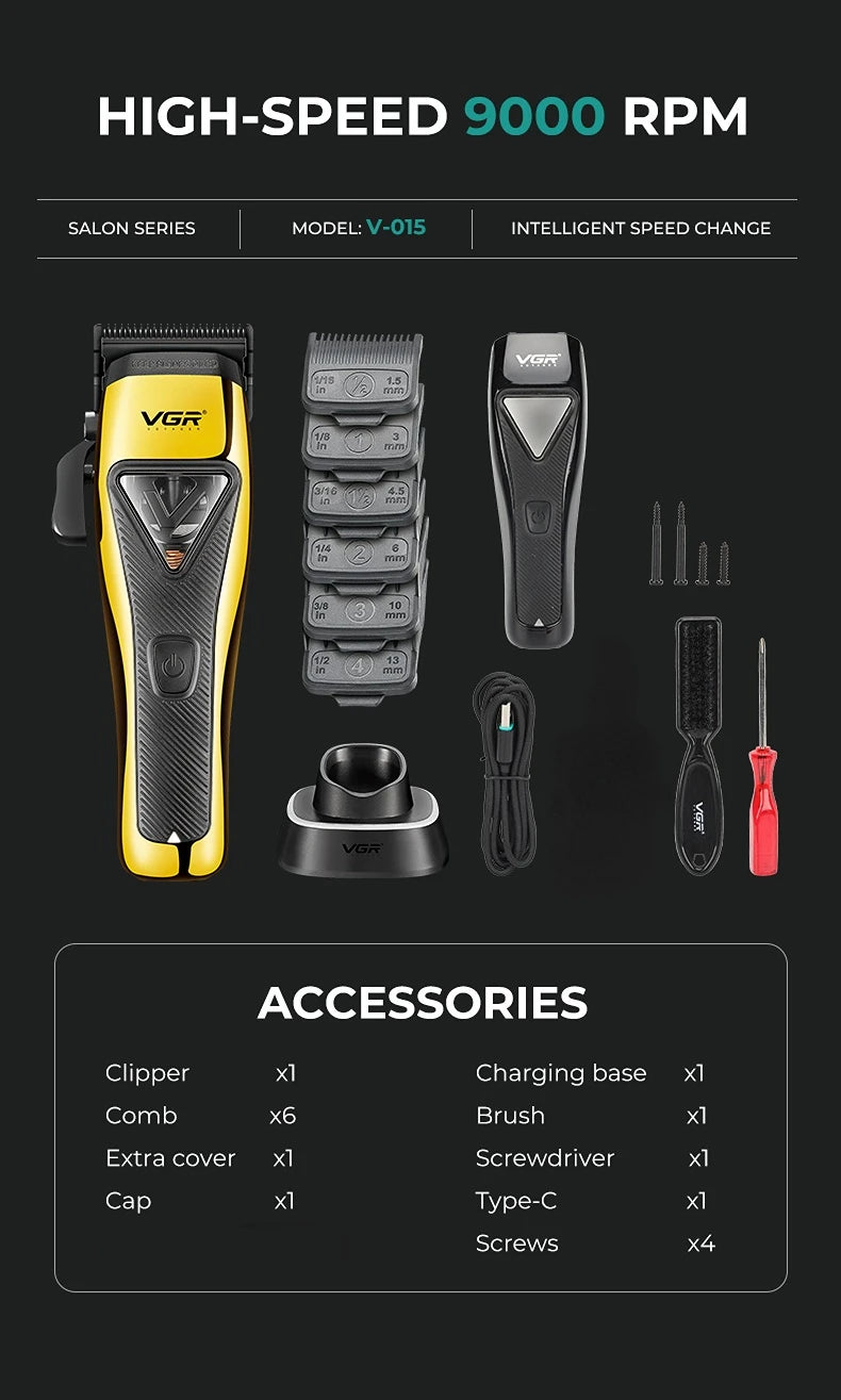 VGR Hair Trimmer Cordless Hair Cutting Machine