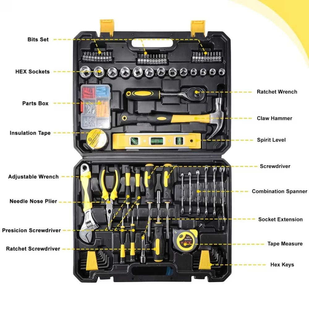 108 Pcs/set Acmount Tool Kit  Home Tool Kit DIY Household Tool Sets