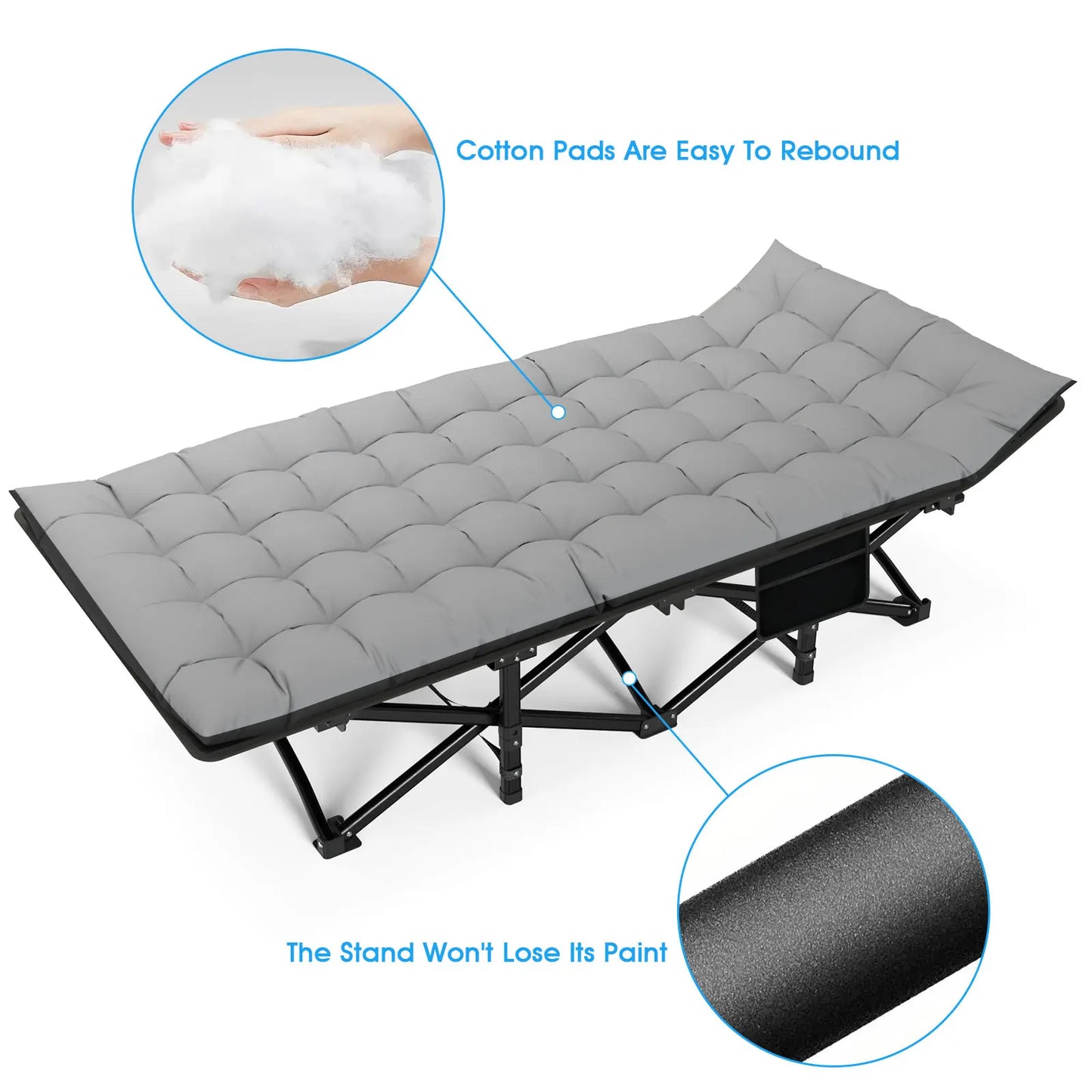 Portable Heavy Duty Outdoor Camping Bed for Adults