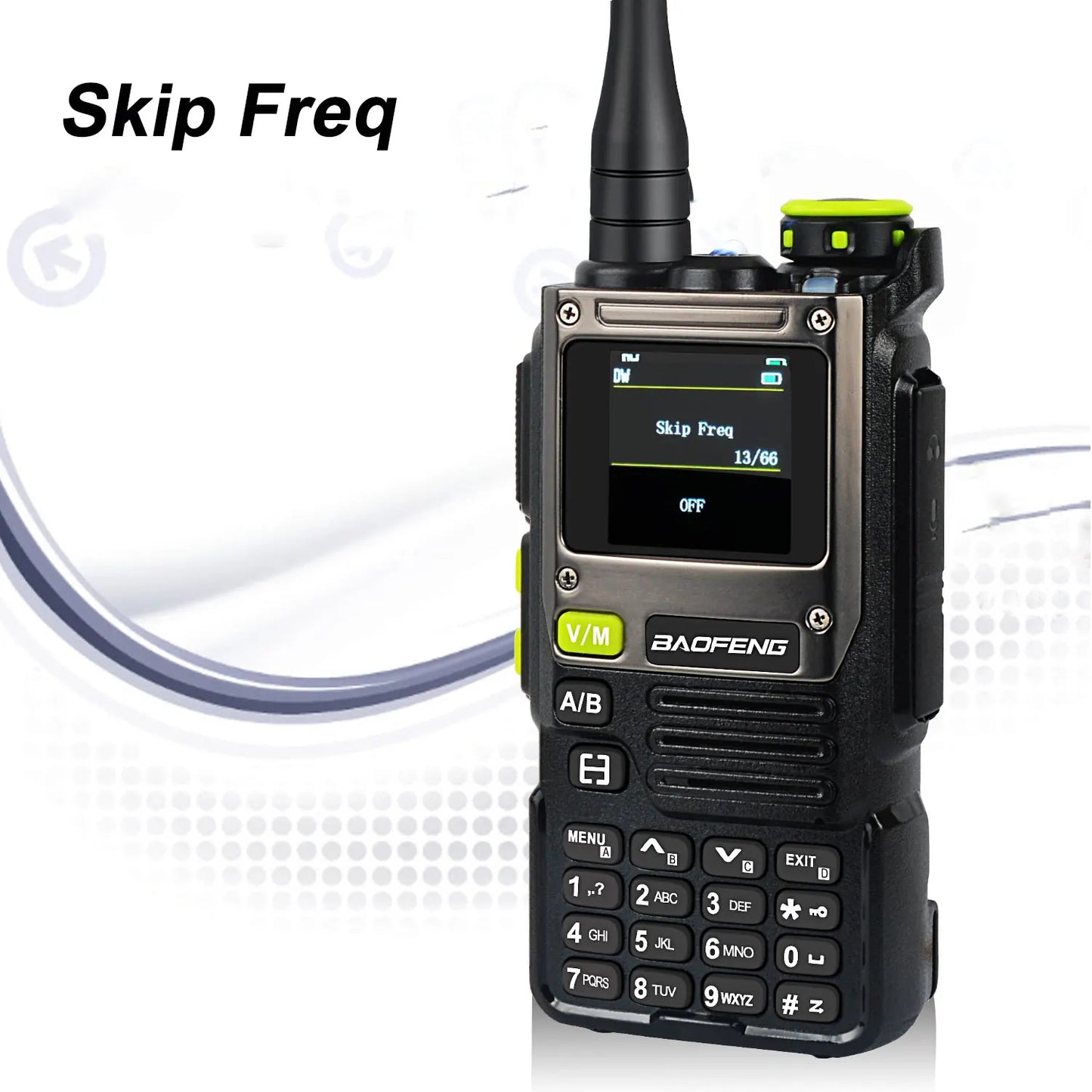 K61PRO Baofeng Air Band Walkie Talkie 65-600MHz