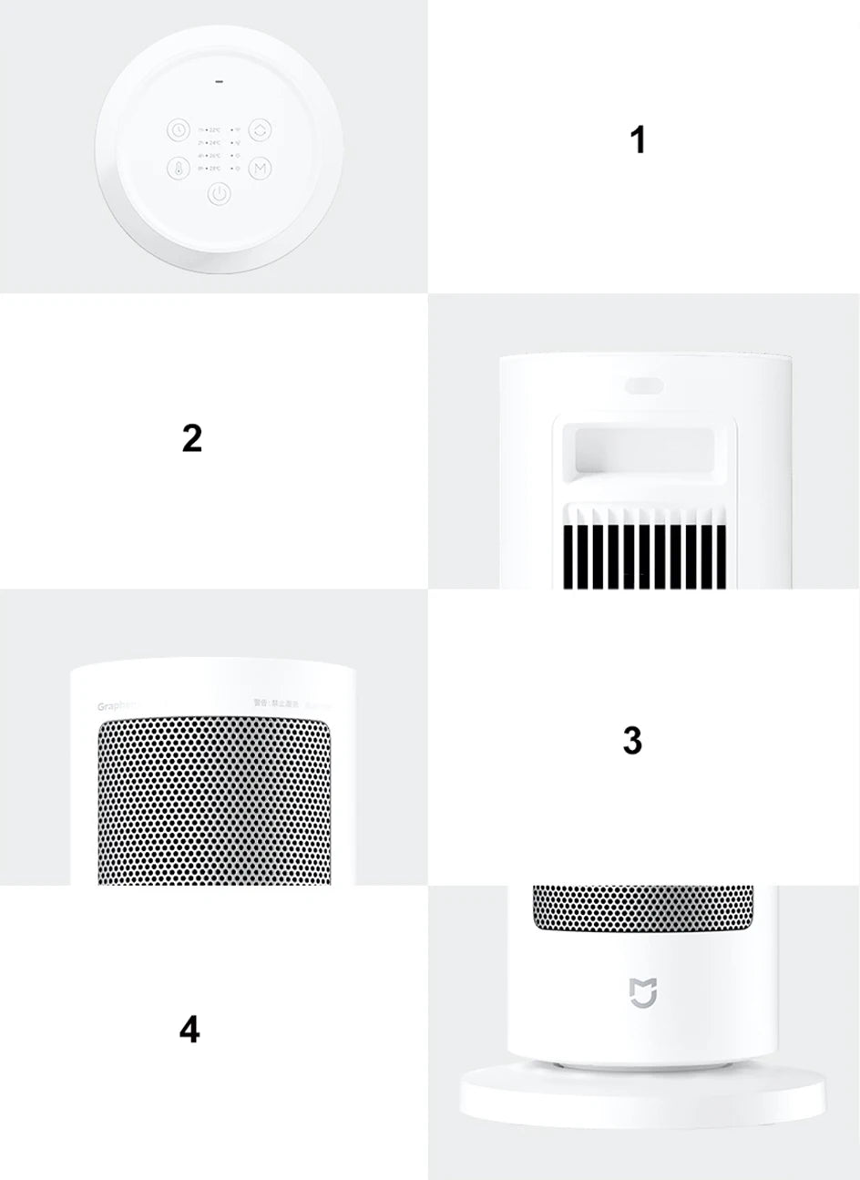 XIAOMI MIJIA Graphene Heating Fan Home Smart Heater