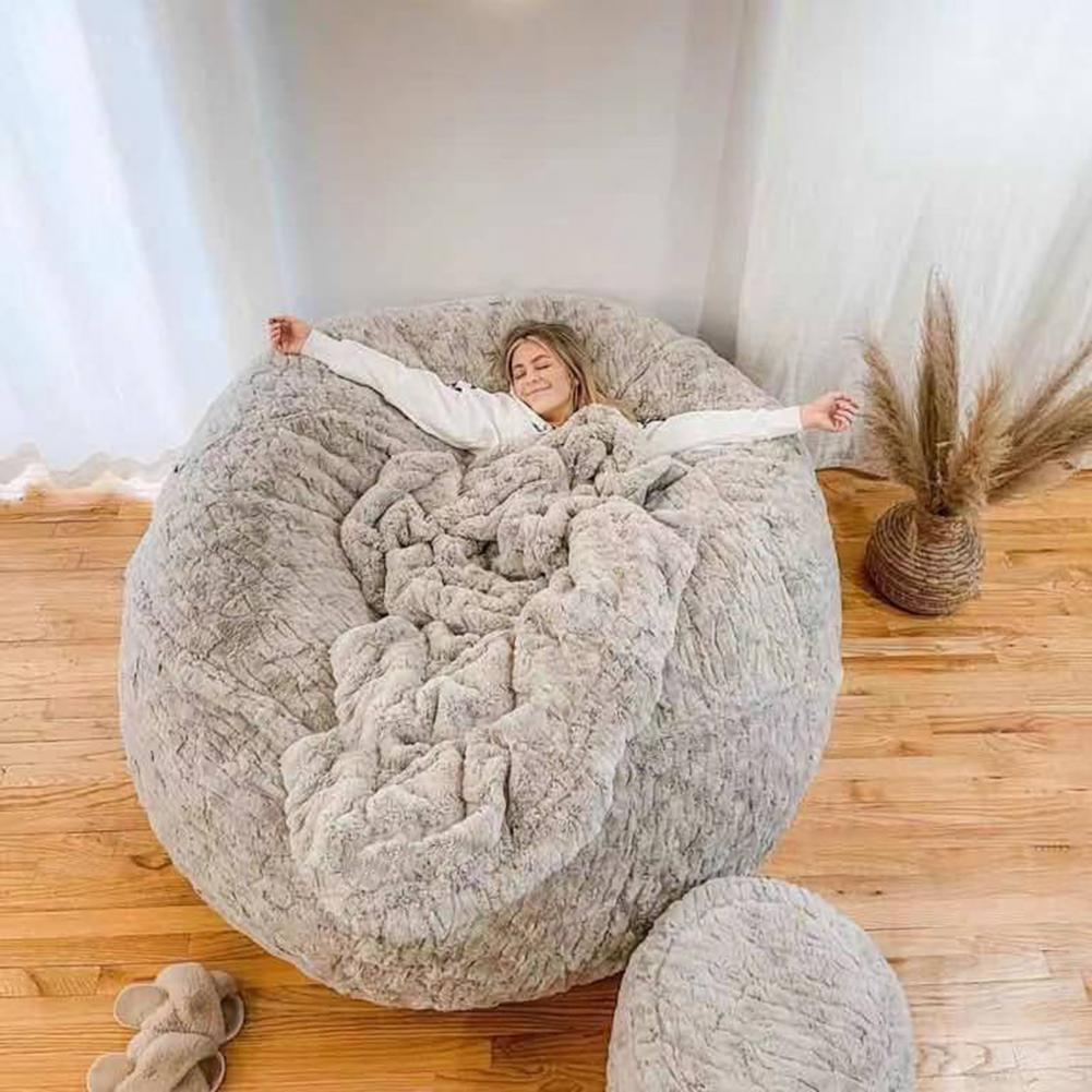 Giant Beanbag Pouf Sofa Bed Puff Futon Room Seat