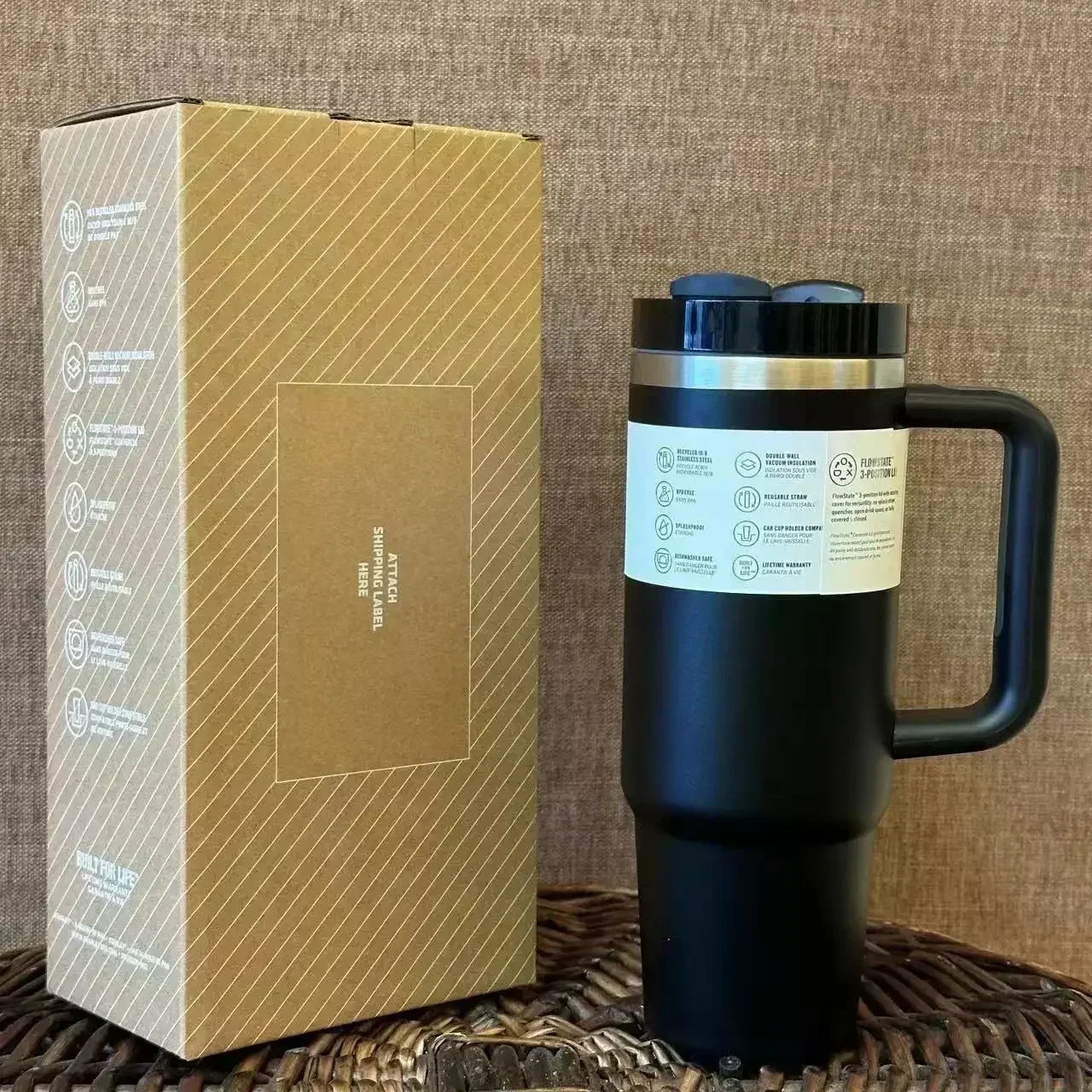 Stainless Steel Thermal Travel Mug 40oz