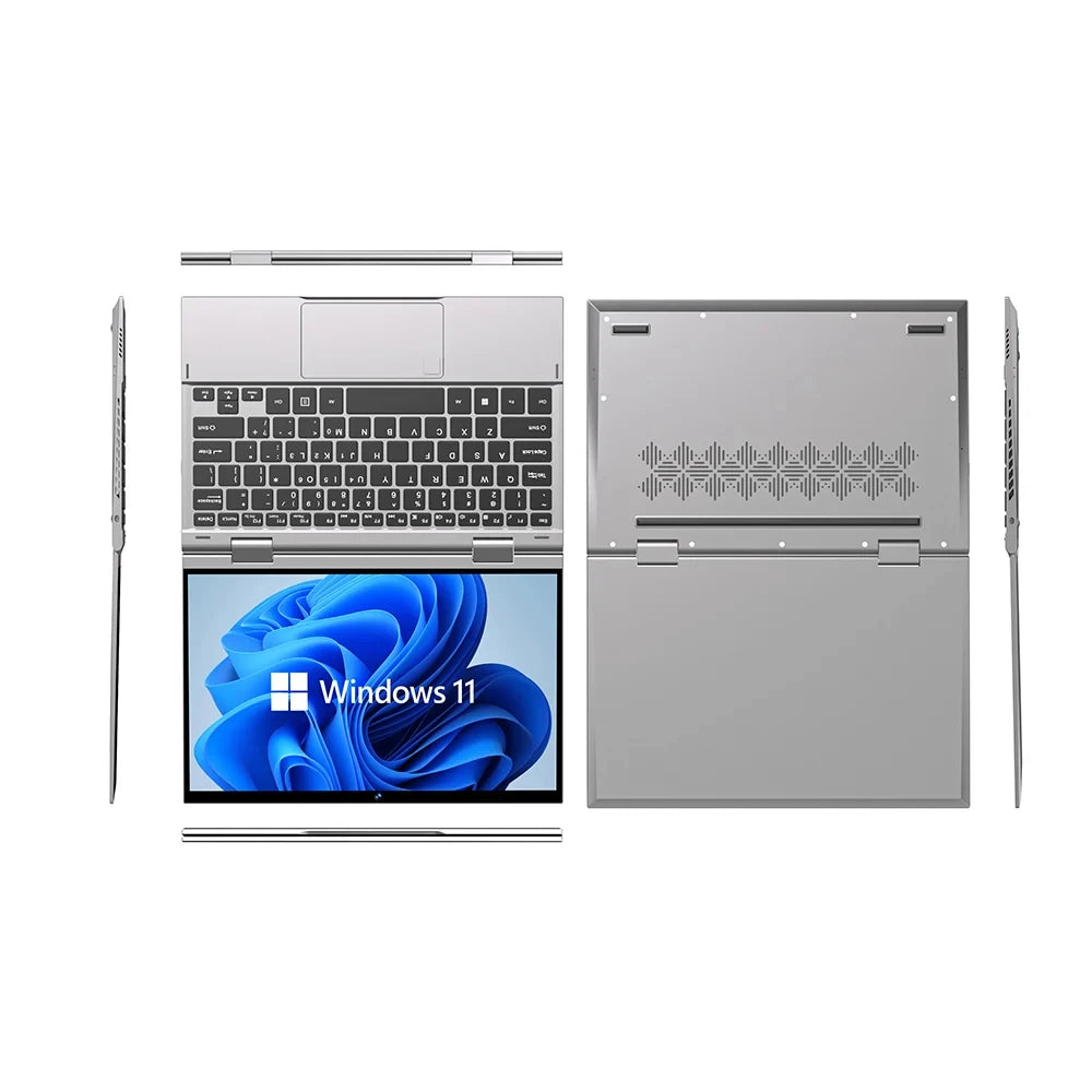 2 in 1 Touch Screen 10.95 Inch 360° Flip Laptop Intel N95