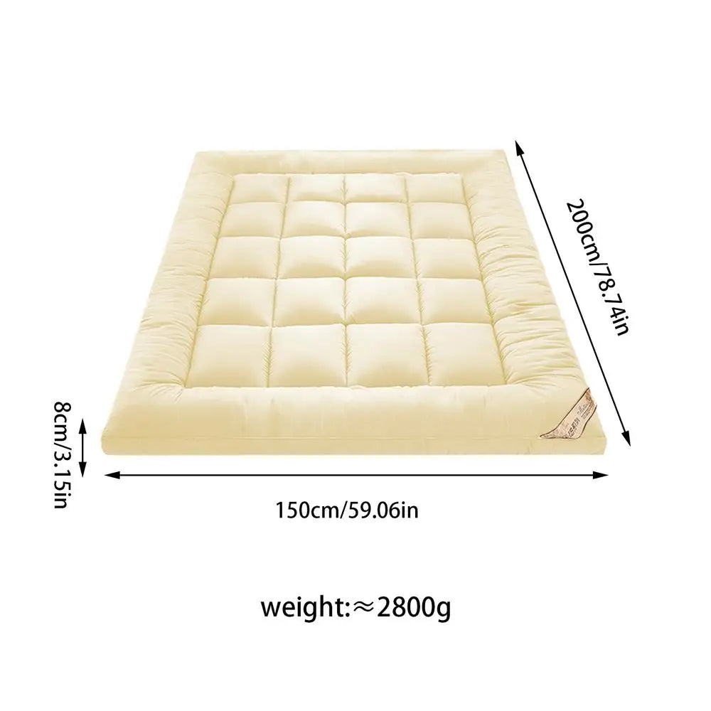 Soft Filling Mattress Breathable Pad Soft Mattress Topper