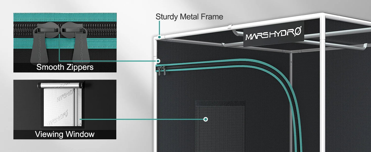 Mars Hydro 120x60x180cm Indoor Grow Tent 1680D