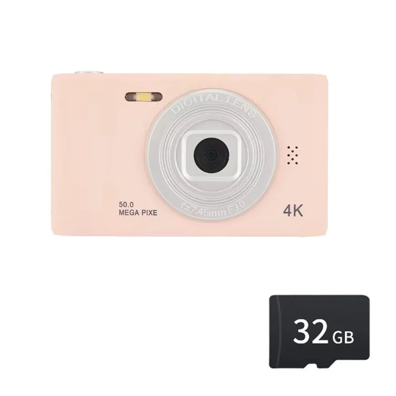 4K Digital Camera Travel Selfie Camara 50 Megapixels HD