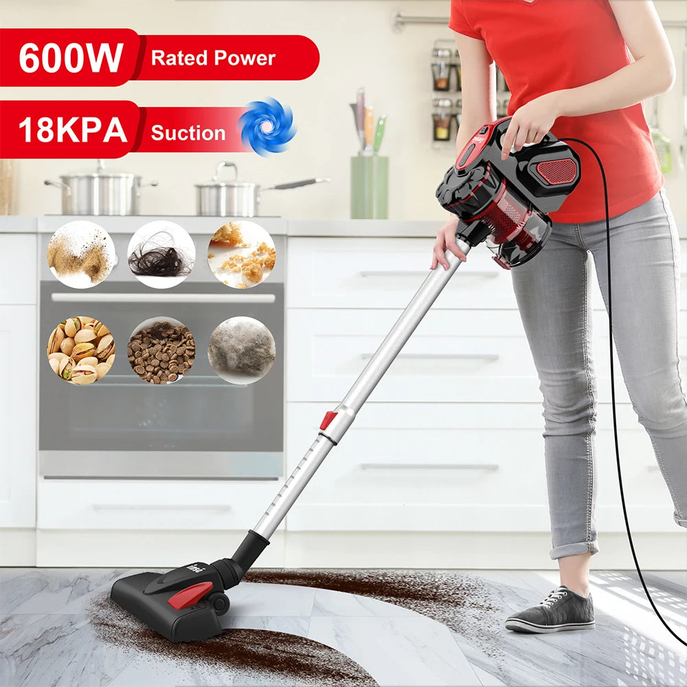 Vacuum Cleaner Corded INSE I5 18Kpa Powerful Suction