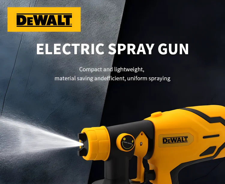 Dewalt 20V Battery 1000ML Cordless Electric Spray Gun High Power Paint Sprayer