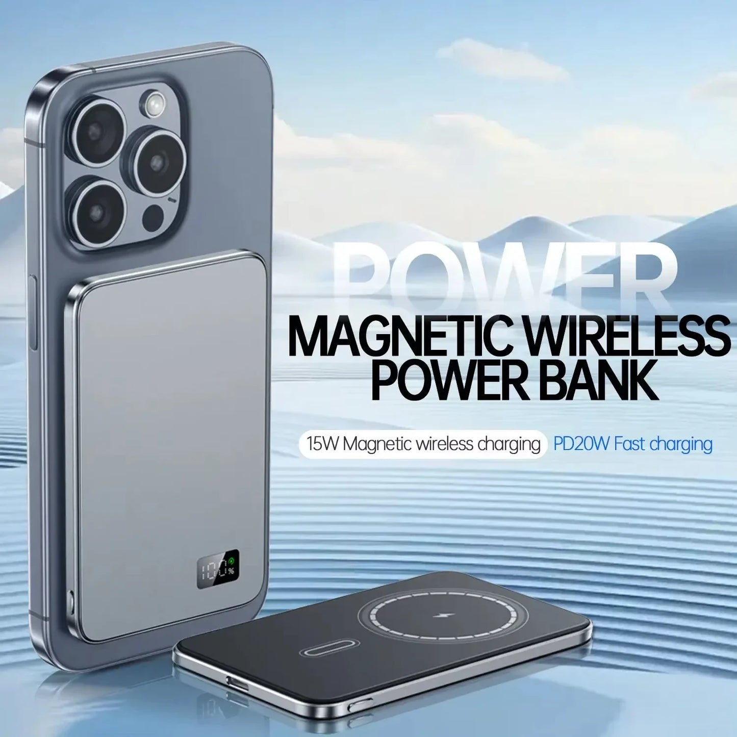 Xiaomi 10000mAh Thin Magnetic Wireless Power Bank PD25W