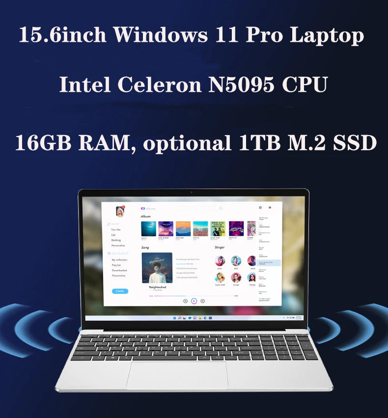 2023 15.6 inch Windows 11 Notebook Laptop