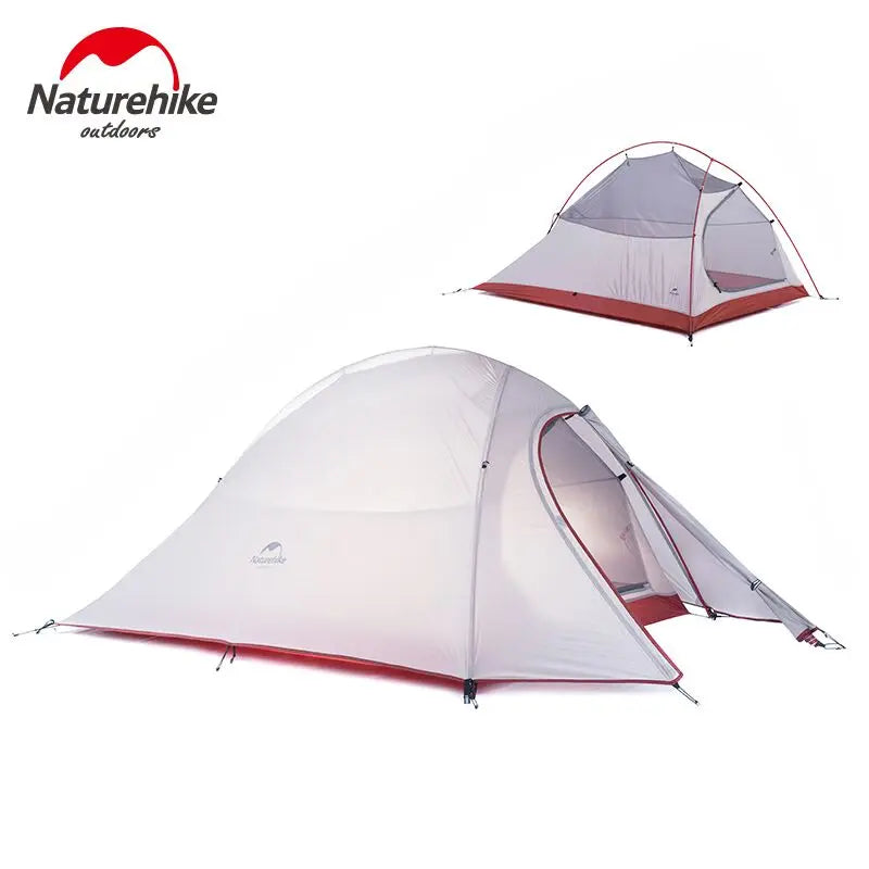 Nature Hike Outdoor Tent 3 Person 210T/ 20D Silicone Fabric Double-layer