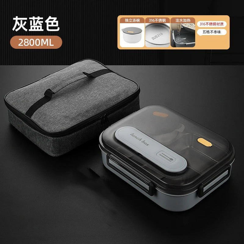 2800ML 316 Stainless Steel Lunch Box