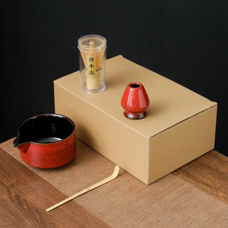 7pcs 4pcs Japanese Matcha Set Handmade