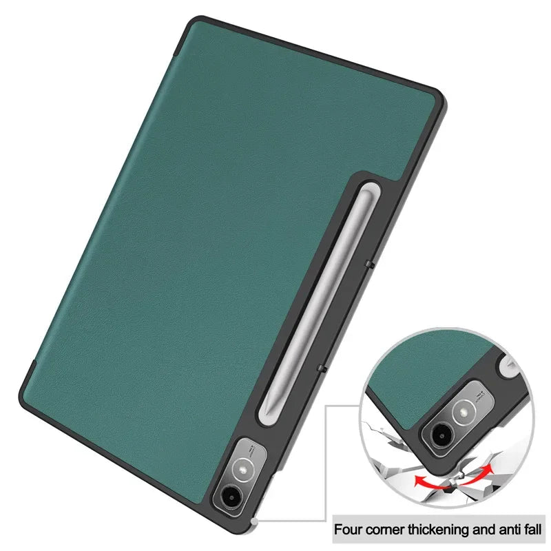 For Lenovo Tab P12 Case 12.7 inch 2023 Tri-Folding Stand