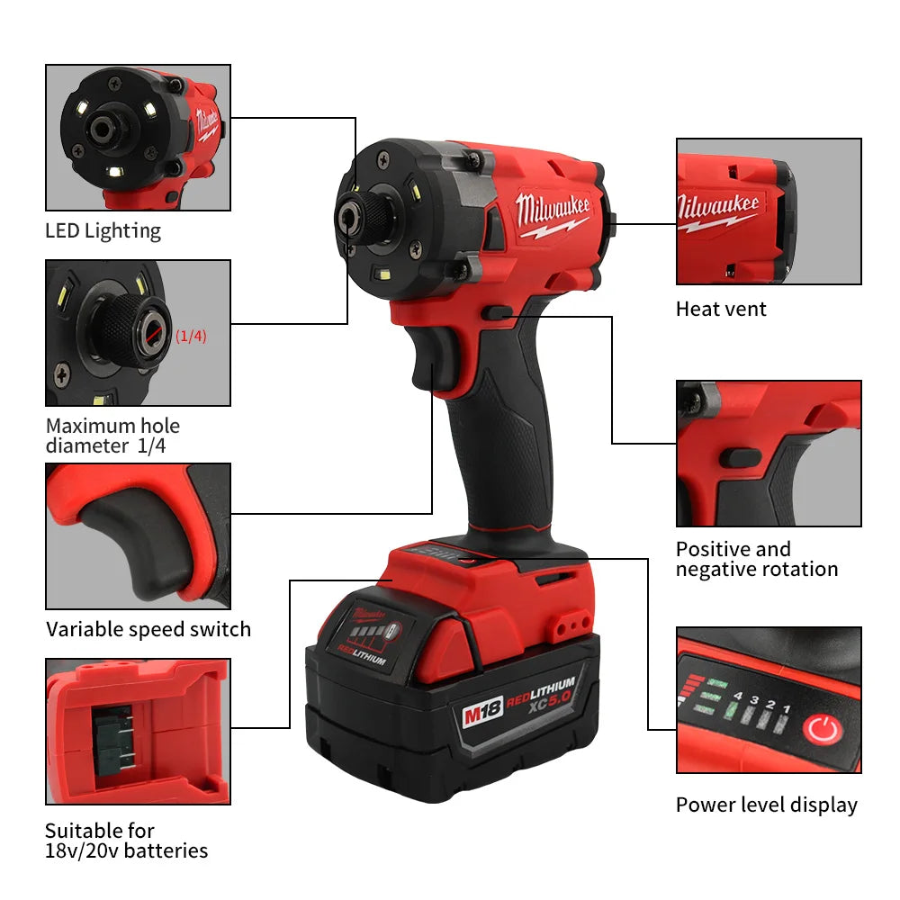 Milwaukee Brushless Impact Driver 300NM