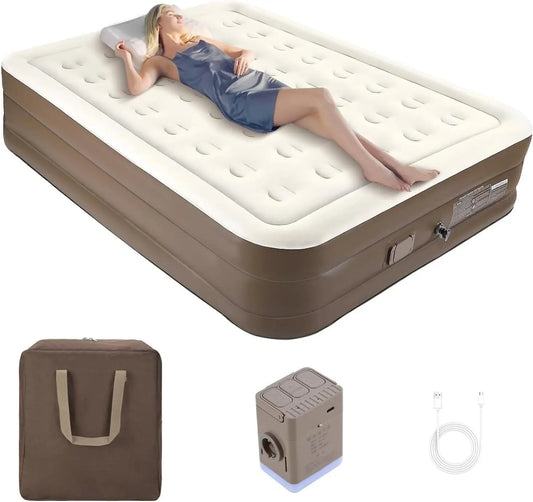 Air Mattress Queen With Built In Pump,Newly Cordless