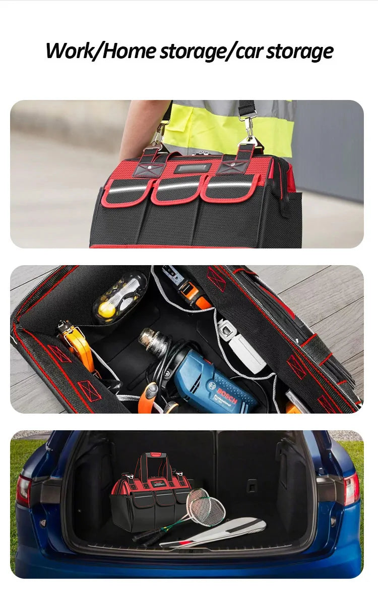 DELIXI ELECTRIC Tool Bag,Multifunctional Waterproof Bag