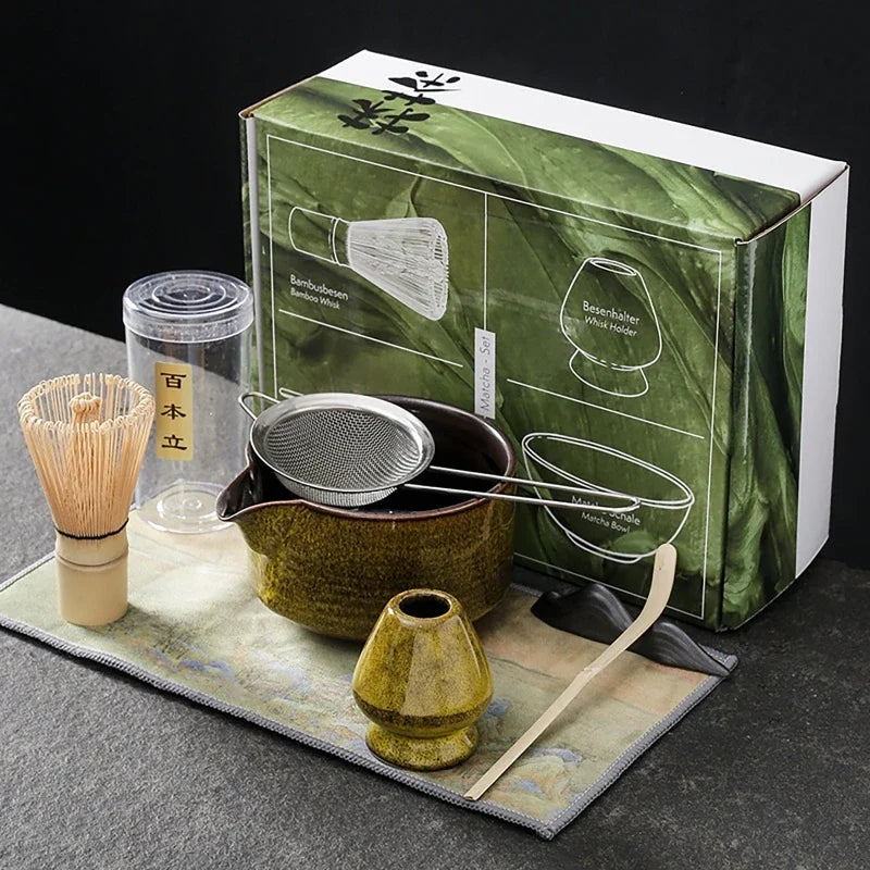 7pcs 4pcs Japanese Matcha Set Handmade