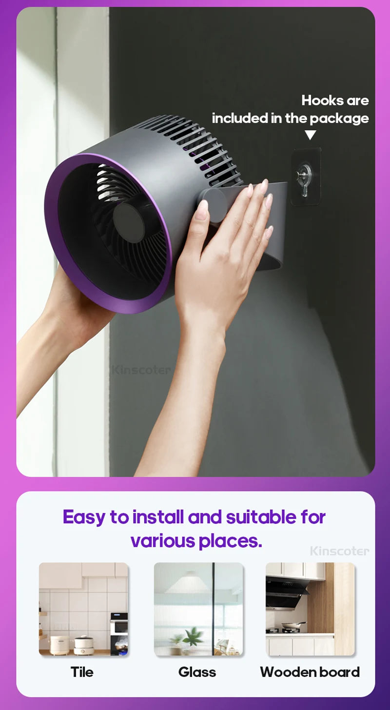 KINSCOTER Multifunctional Electric Fan