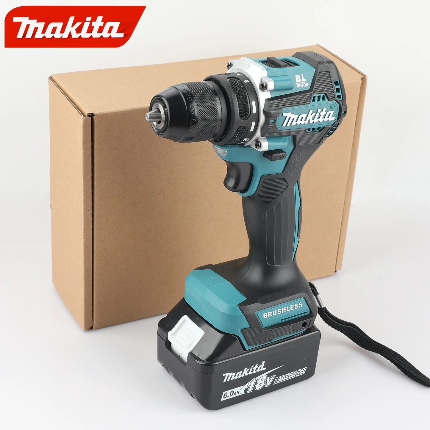 Makita DDF487-10 Cordless Driver Drill 18V LXT Brushless Motor