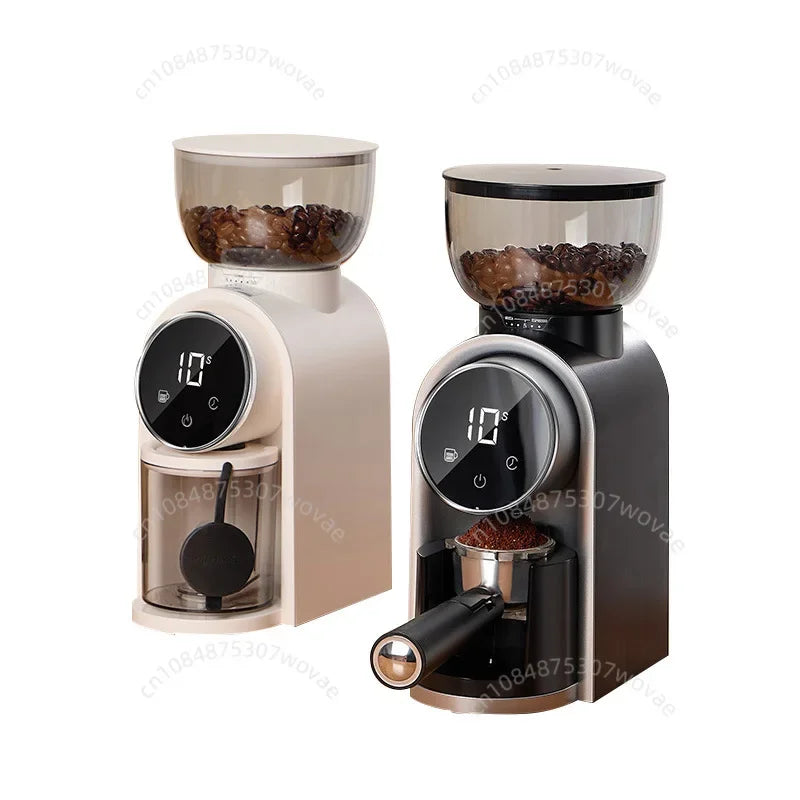 Italian Coffee Bean Grinder Adjustable Coarseness Smart Screen