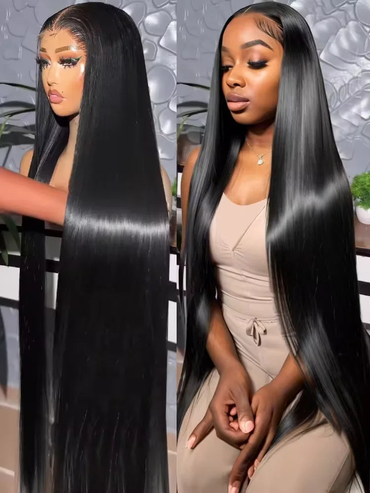 250 Density Lace Frontal Wig Brazilian Straight Human Hair Wig