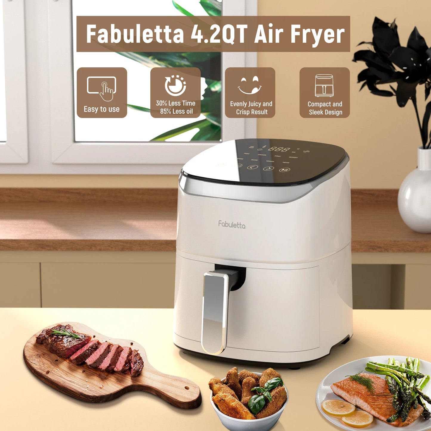 Air Fryer, Fabuletta 4.2QT Air Fryer Oven