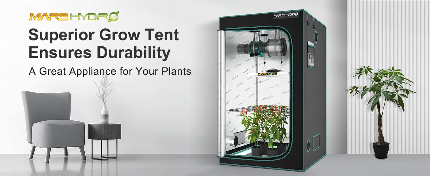 Mars Hydro 120x60x180cm Indoor Grow Tent 1680D