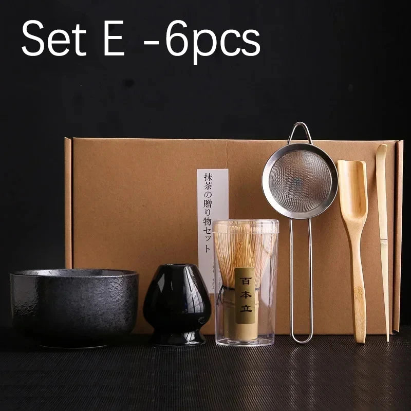 4/6/7PCS Japanese Matcha Blender Set