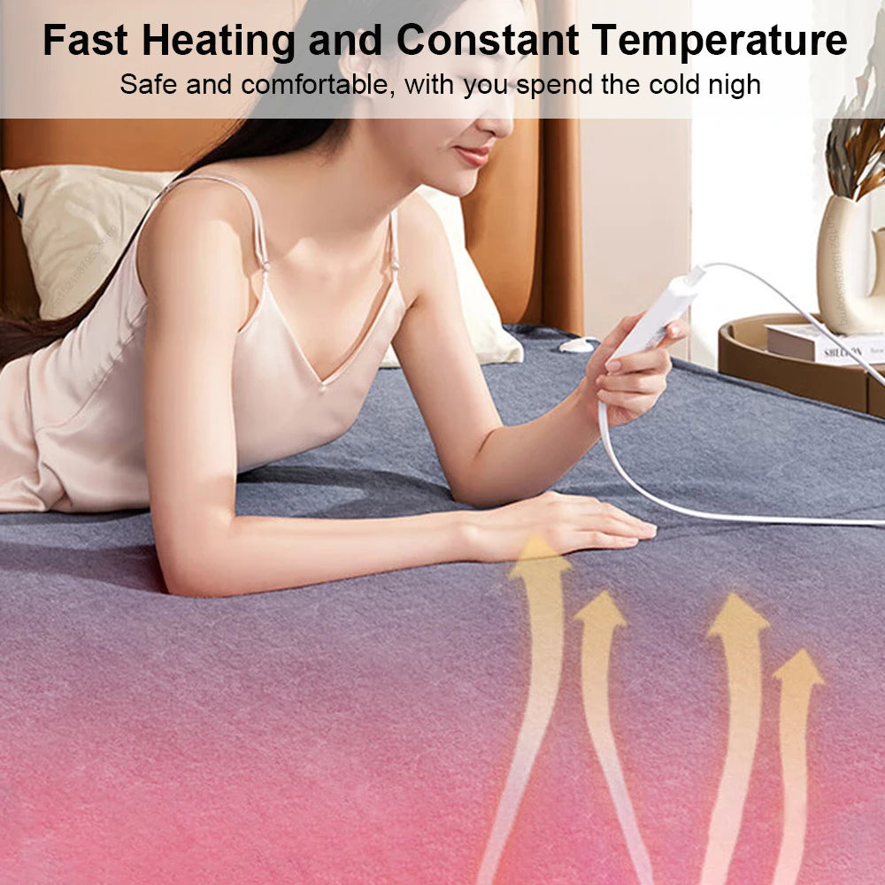 Electric Heated Mattress Pad with Automatic Thermostat